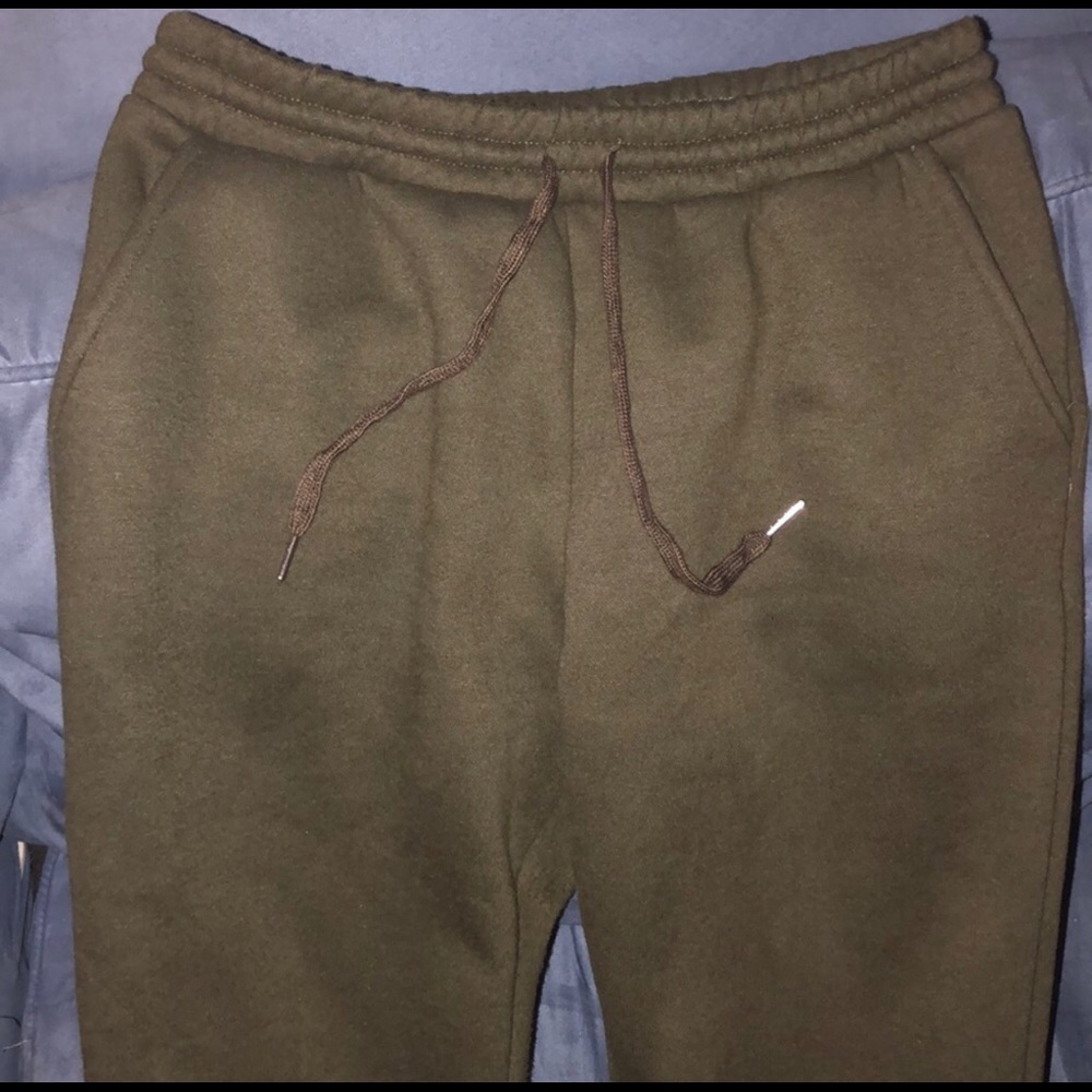 Olive “all chill” pants Fashion nova
